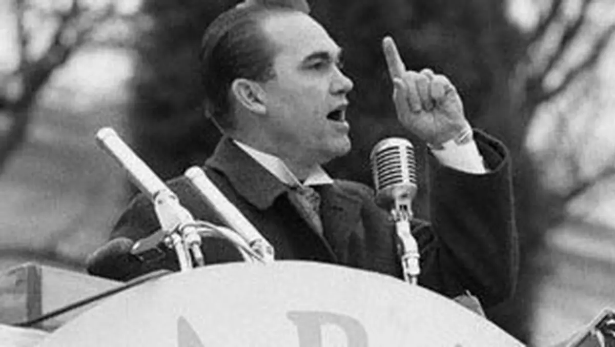 George Wallace delivers a fiery message to supporters