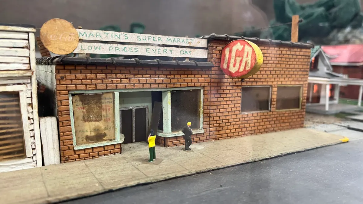 An historic replica of an earlier Martin's grocery store