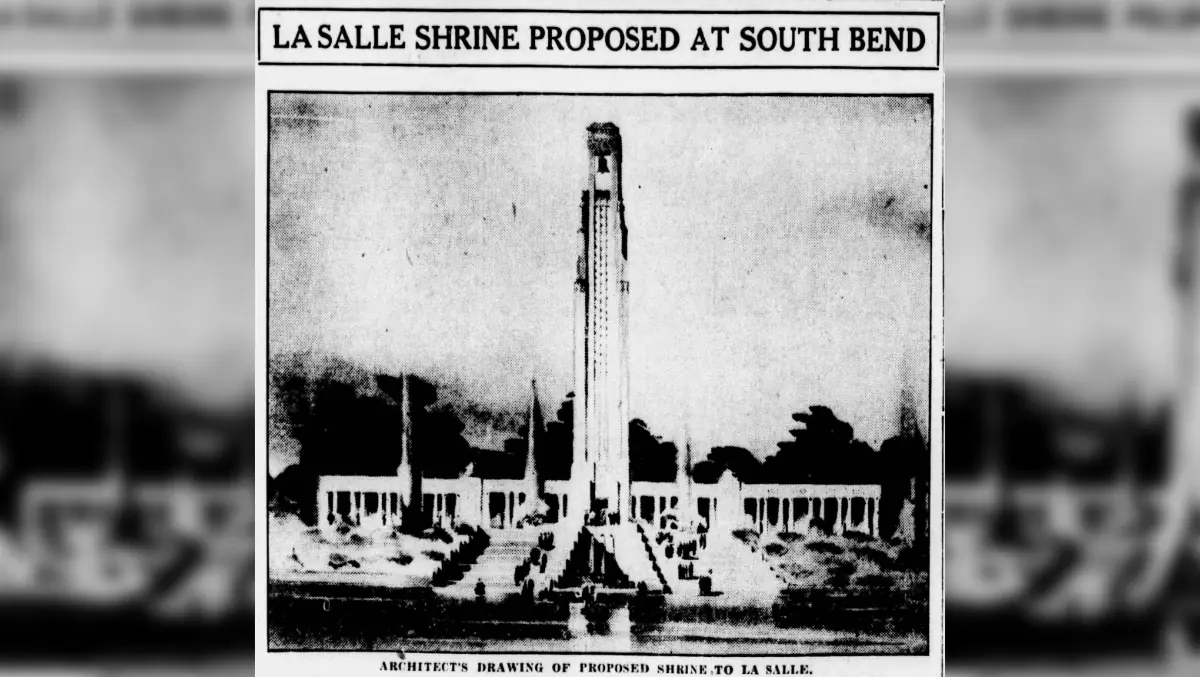 The South Bend Tribune shares the first drawings of the LaSalle Shrine