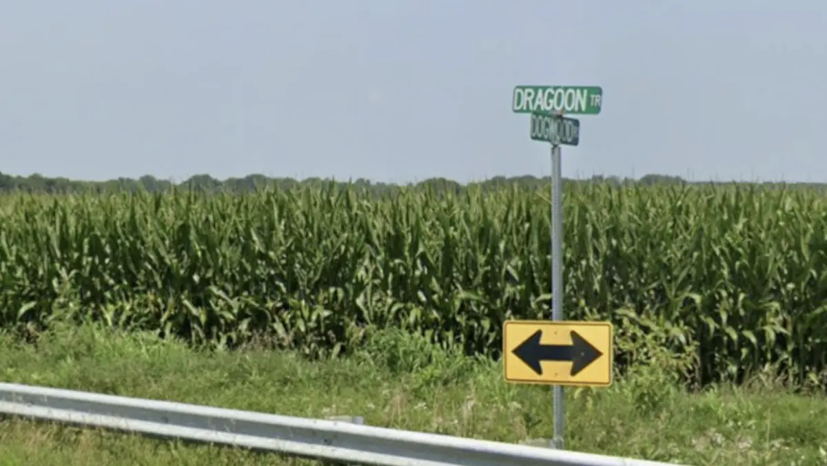 Photograph of Dragoon Trail street sign
