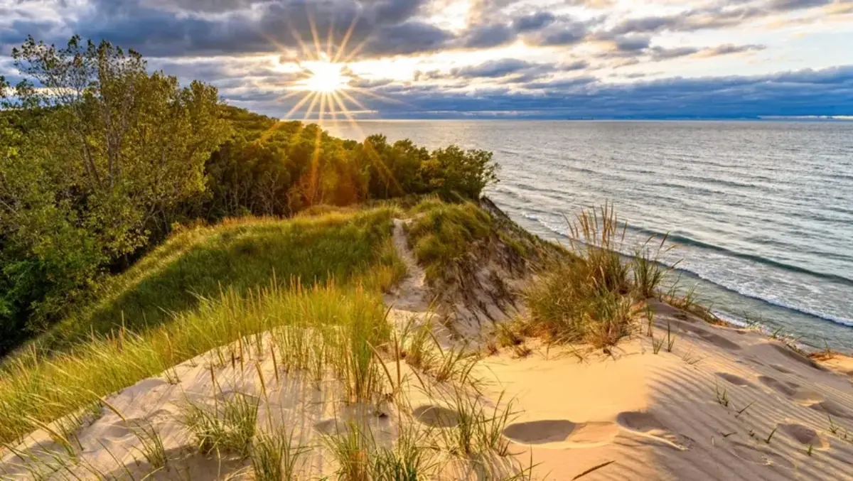 Scenic photograph at Indiana Dunes