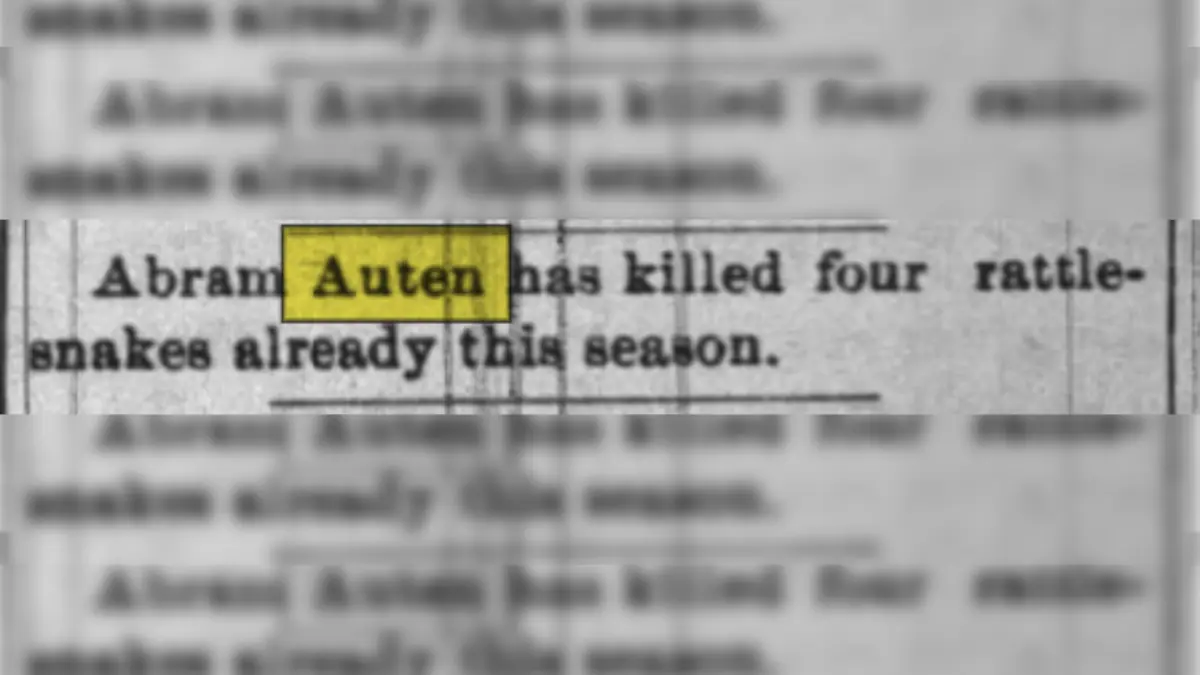 Abram Auten has killed four rattlesnakes already this season.