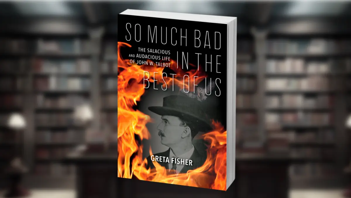The front cover of Greta Fisher's book, So Much Bad in the Best of Us