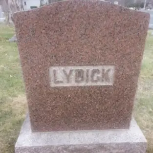 Gravestone of Irvin Lydick