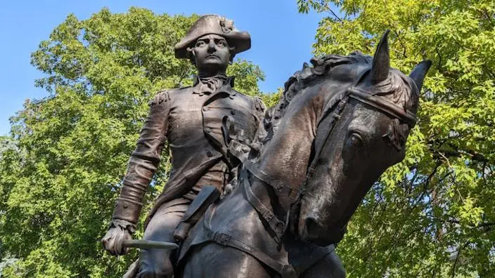 Photograph of Anthony Wayne Statue