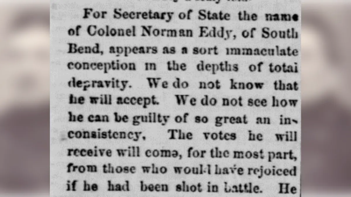 The Weekly Republican takes a shot at Eddy in 1870