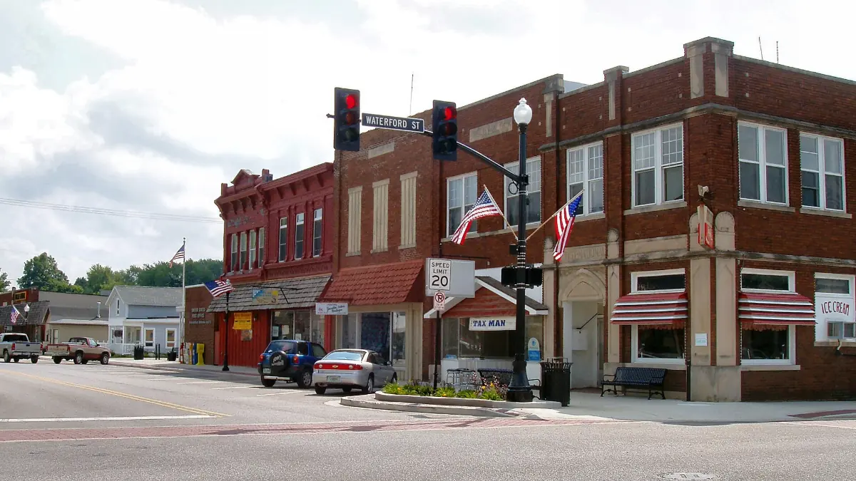 Downtown Wakarusa, Indiana