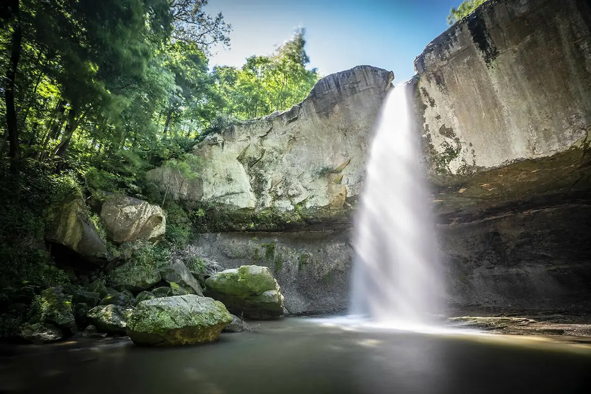 Photograph of flowing water at Williamsport Falls