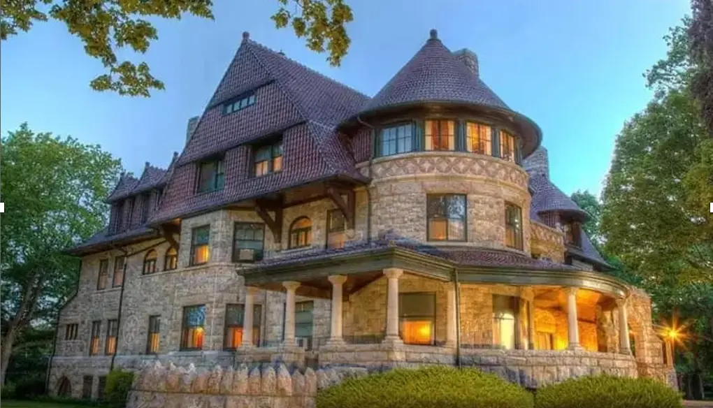 The Oliver Mansion in South Bend