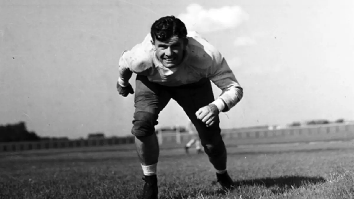 Chuck Sweeney poses for a photo in 1937