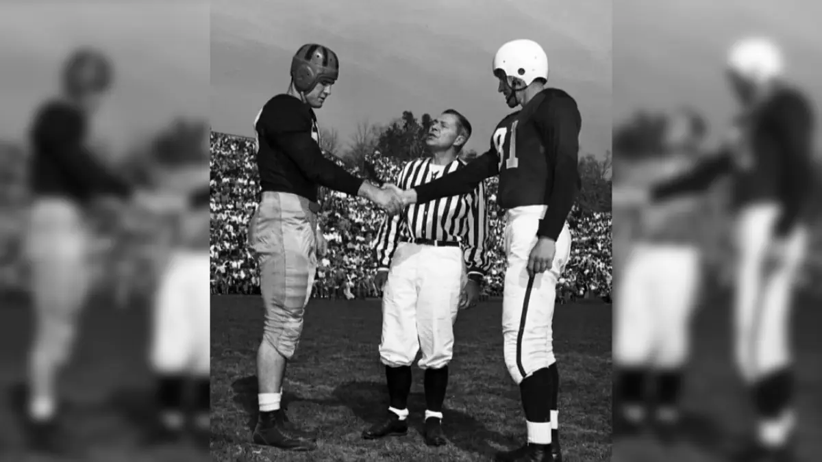 Photo from the 1950 IU - Notre Dame Football Game