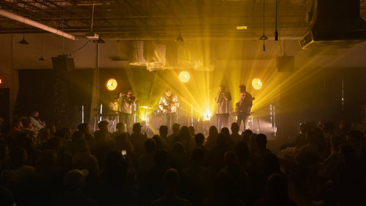 Photograph of live music performance at Stockroom East in South Bend
