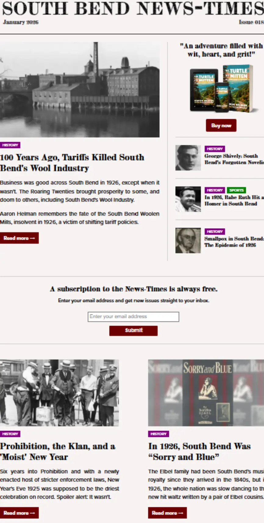 Image of the January 2026 issue of the News-Times