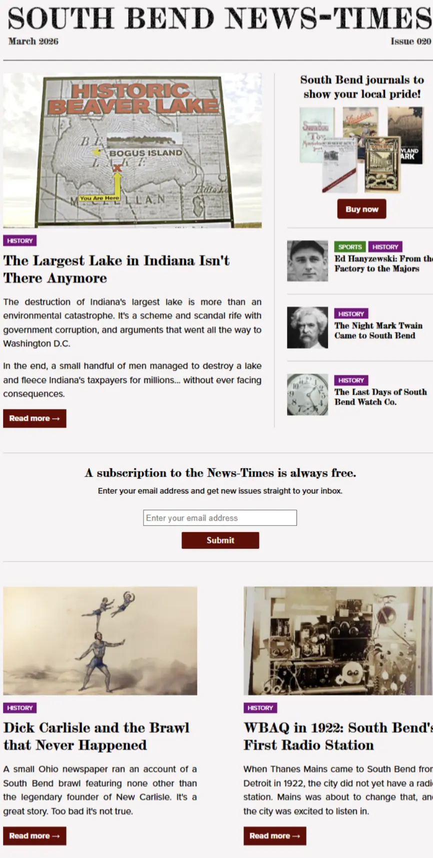 Image of the March 2026 issue of the News-Times