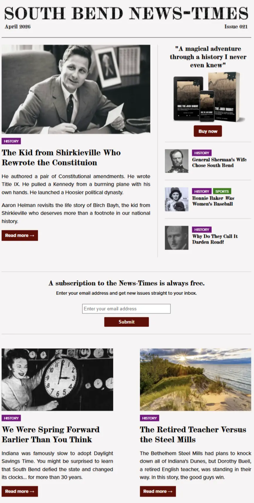 Image of the March 2026 issue of the News-Times