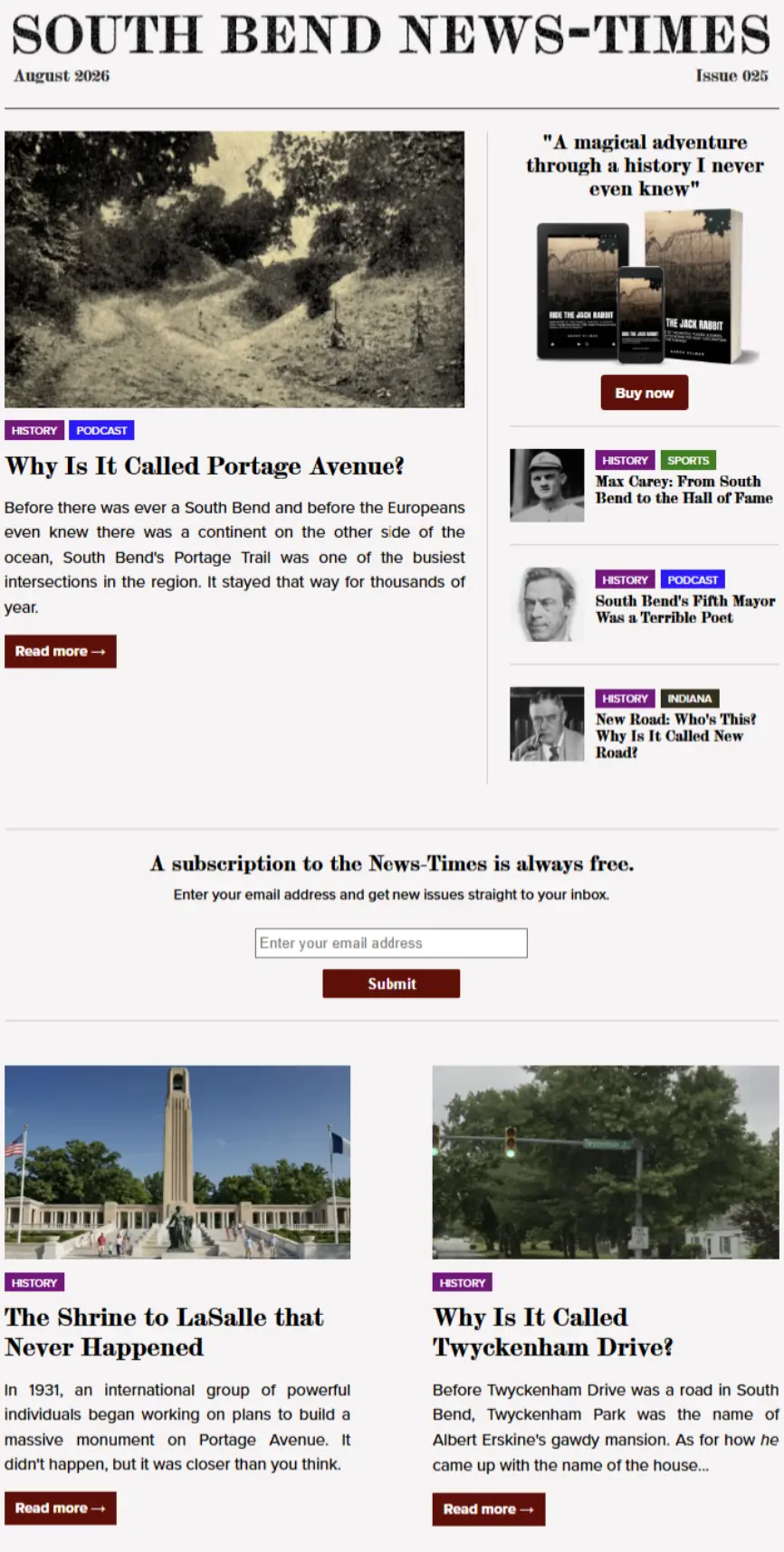 Image of the August 2026 issue of the News-Times
